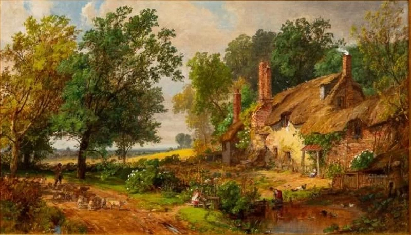 Una strada in Inghilterra, 1879